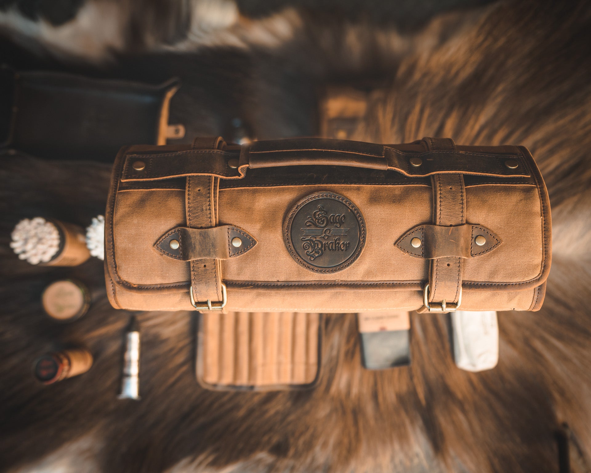 Sage and Braker gun mat