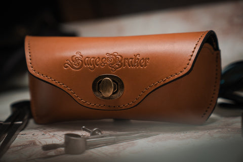 Leather Sunglass Case - SAGE & BRAKER