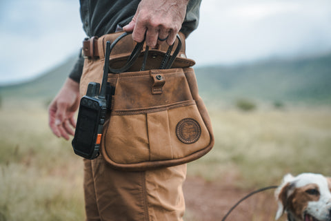 Leather Upland Field Bag designed for upland hunters