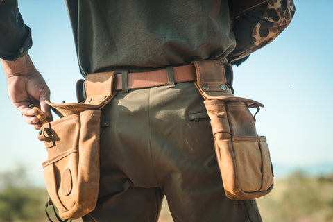 Upland Field Bag used as a compact game bag for smaller upland birds