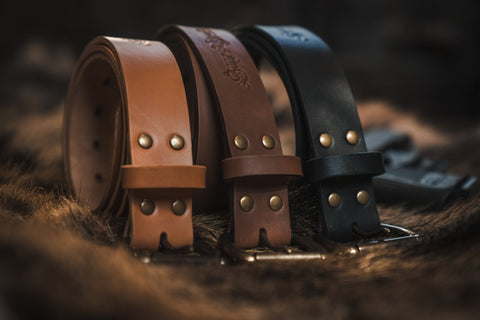 Uplander Bridle Leather Belt - SAGE & BRAKER
