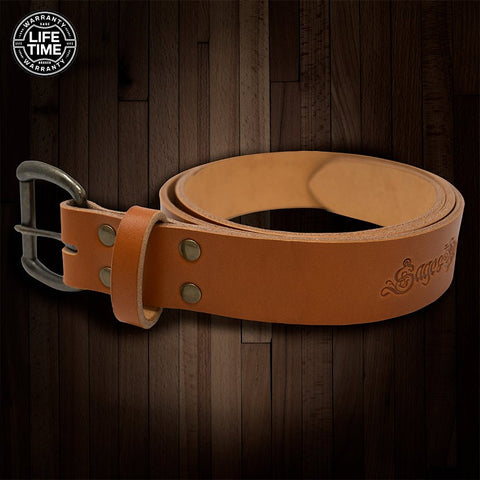 Uplander Bridle Leather Belt - SAGE & BRAKER