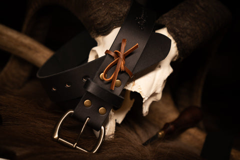 Uplander Bridle Leather Belt - SAGE & BRAKER