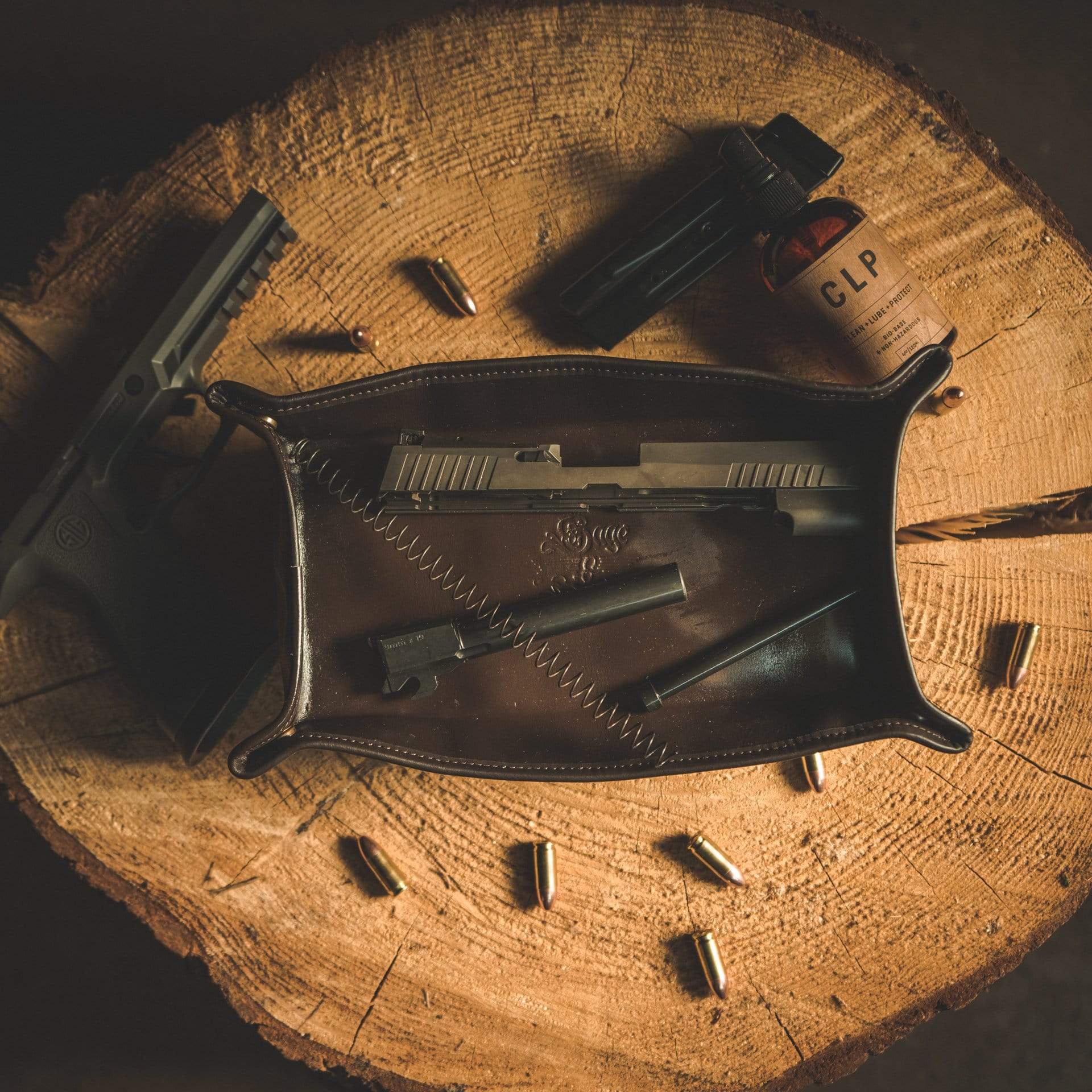 Sage & Braker Firearm parts tray