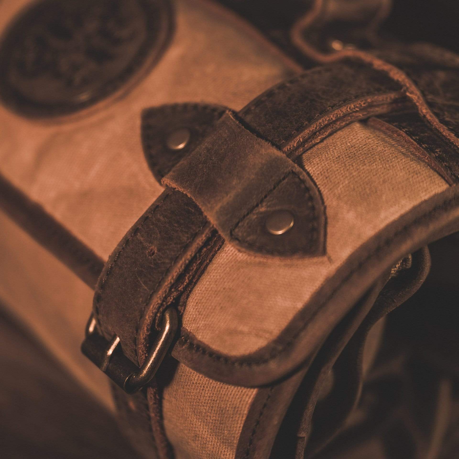 leather waxed canvas gun cleaning mat