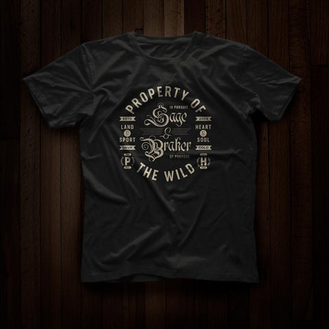 SAGE & BRAKER T - SHIRT // "Property of the Wild" - SAGE & BRAKER