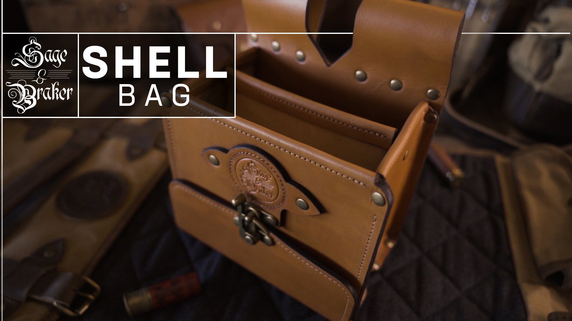 Leather Shotgun Shell Bag | Upland & Clay Shooting Gear – SAGE & BRAKER