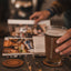 Leather Coaster Set - SAGE & BRAKER