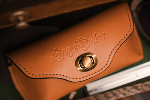 Leather Sunglass Case - SAGE & BRAKER