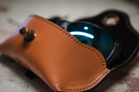 Leather Sunglass Case - SAGE & BRAKER