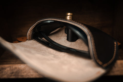 Leather Sunglass Case - SAGE & BRAKER