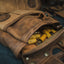 Upland Field Bag made from leather and durable canvas