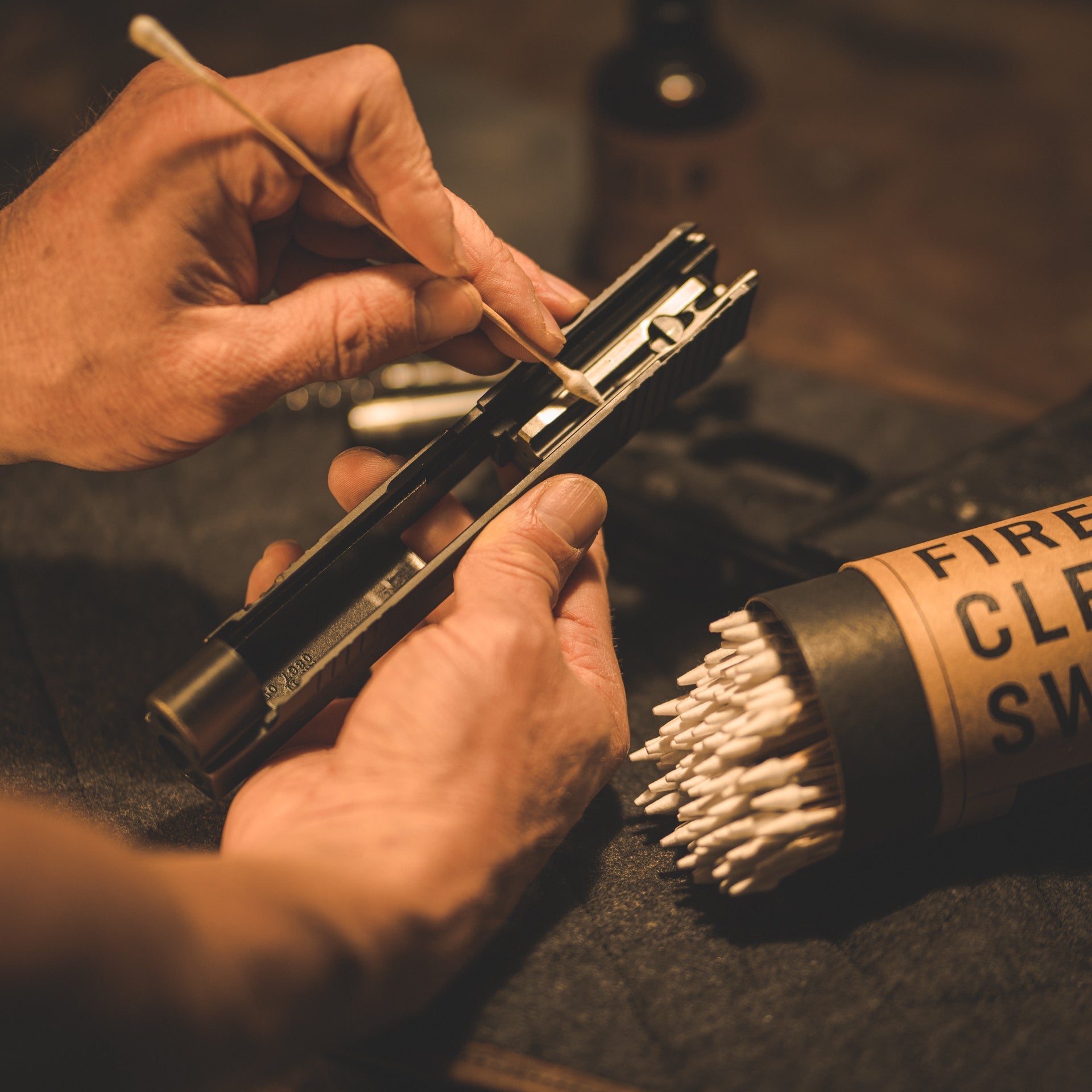 FIREARM CLEANING SWABS - SAGE & BRAKER